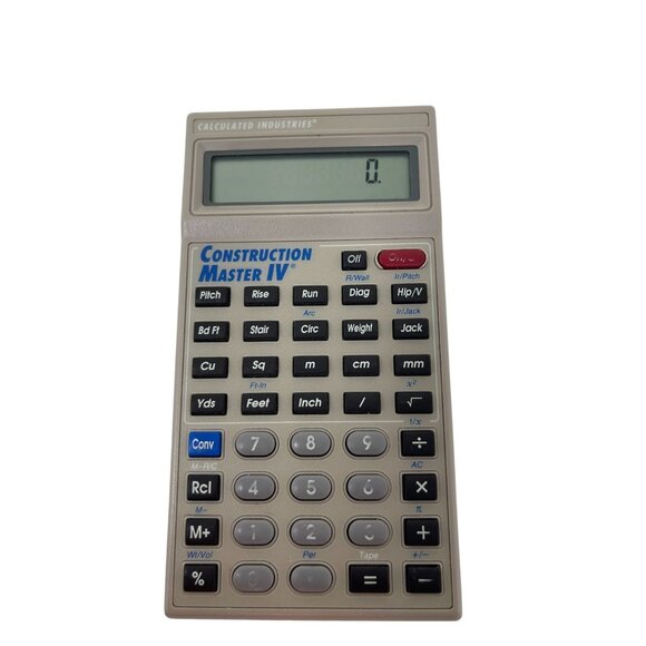 Vintage Construction Master IV 4 Calculator Calculated Industries Model 4045 V1‎ - Picture 5 of 5